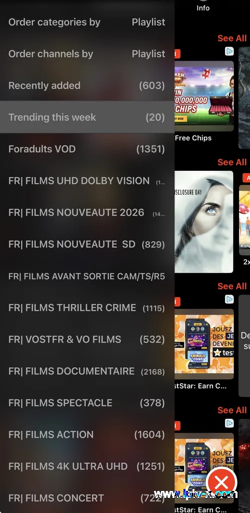 Comment configurer une source Xtream ou M3U dans IPTVX ?