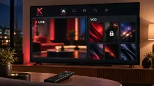 Chaîne X sur IPTV : direct, VOD, replay et confidentialité